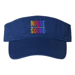 Nurse Squad Cute Funny Nursing Meaningful Gift Valucap Bio-Washed Visor