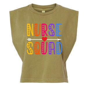 Nurse Squad Cute Funny Nursing Meaningful Gift Garment-Dyed Women's Muscle Tee