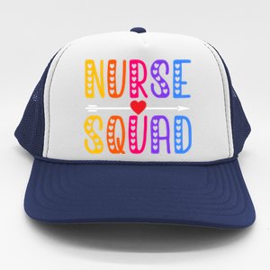 Nurse Squad Cute Funny Nursing Meaningful Gift Trucker Hat