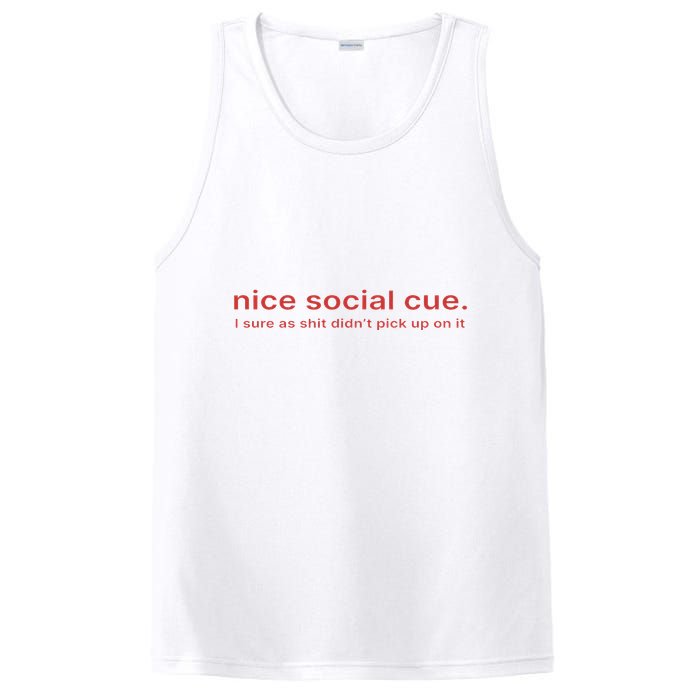 Nice Social Cue I Sure As Shit Didn’T Pick Up On It PosiCharge Competitor Tank