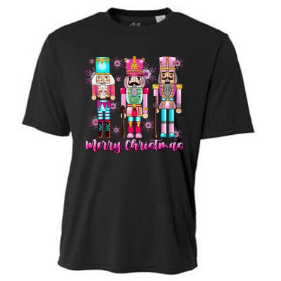 Nutcracker Squad Christmas Ballet Xmas Cooling Performance Crew T-Shirt