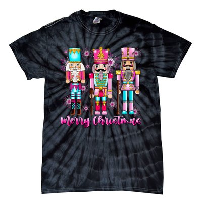 Nutcracker Squad Christmas Ballet Xmas Tie-Dye T-Shirt