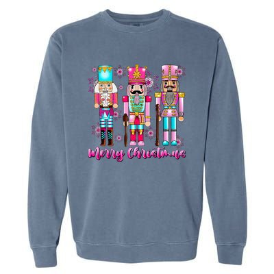 Nutcracker Squad Christmas Ballet Xmas Garment-Dyed Sweatshirt