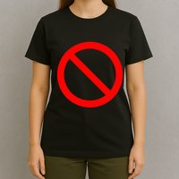 No Symbol Circle Sign Ban Banned Prohibited Cancel T-Shirt
