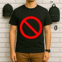 No Symbol Circle Sign Ban Banned Prohibited Cancel T-Shirt