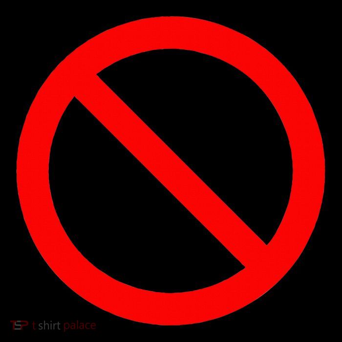 No Symbol Circle Sign Ban Banned Prohibited Cancel 7-Panel Snapback Hat