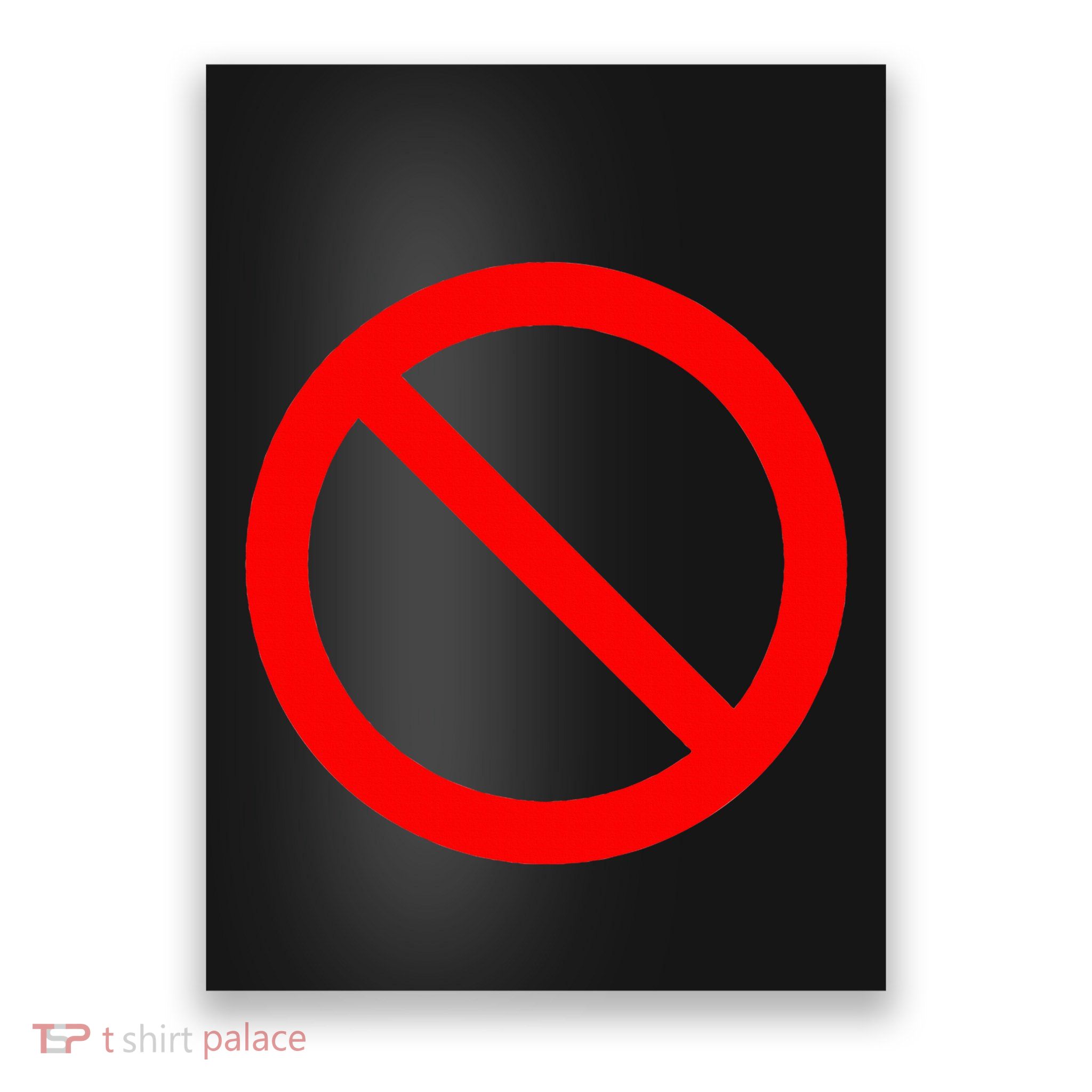 No Symbol Circle Sign Ban Banned Prohibited Cancel Poster