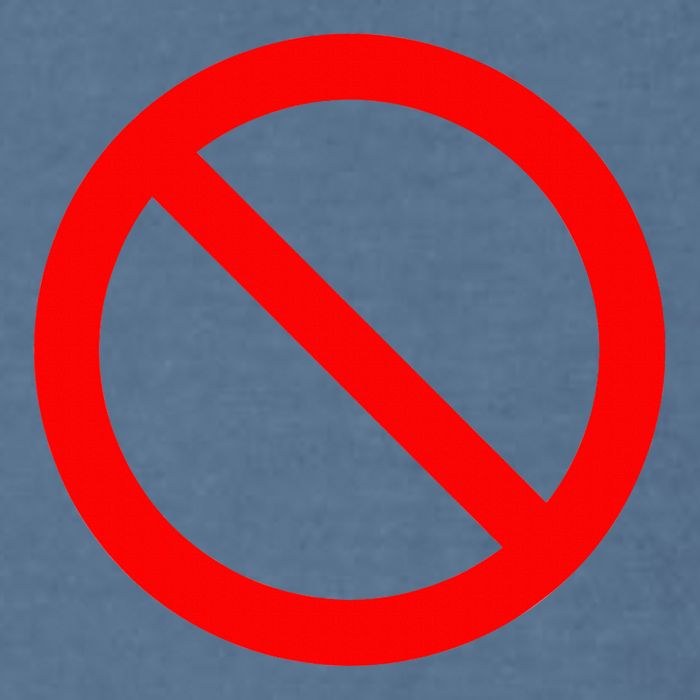 No Symbol Circle Sign Ban Banned Prohibited Cancel Garment-Dyed Sweatshirt