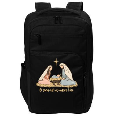 Nativity Scene Christian Christmas Impact Tech Backpack