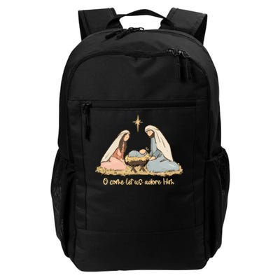 Nativity Scene Christian Christmas Daily Commute Backpack