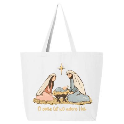 Nativity Scene Christian Christmas 25L Jumbo Tote