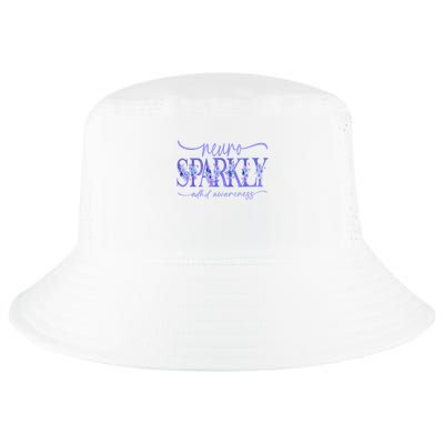 Neuro Sparkly Celebrate Neurodiversity ADHD ASD Floral Purpl Cool Comfort Performance Bucket Hat