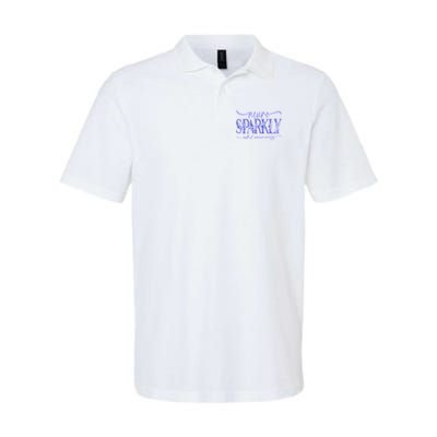 Neuro Sparkly Celebrate Neurodiversity ADHD ASD Floral Purpl Polo