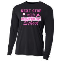 Next Stop Cosmetology School Graduation Cosmetology Grad Cooling Performance Long Sleeve Crew