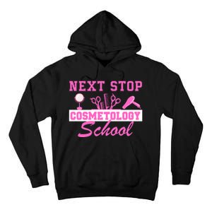 Next Stop Cosmetology School Graduation Cosmetology Grad Tall Hoodie