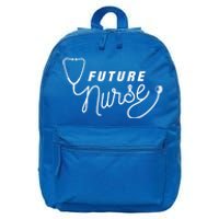 Nursing Student Clothing Future Nurse Funny Gift 16 in Basic Backpack