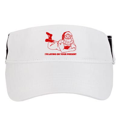 Naked Santa Claus IM Laying On Your Present Adult Drive Performance Visor