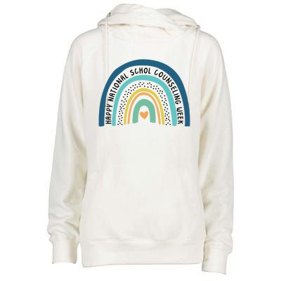 National School Counseling Week School Counselor Teacher Meaningful Gift Womens Funnel Neck Pullover Hood