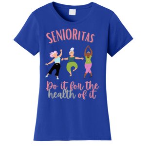 Novelty Senior Citizen Fitness Workout Gym Cool Gift Women's T-Shirt