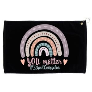 National School Counselor Week You Matter Counseling Teacher Gift Grommeted Golf Towel