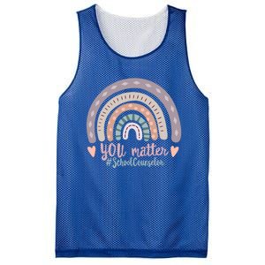 National School Counselor Week You Matter Counseling Teacher Gift Mesh Reversible Basketball Jersey Tank