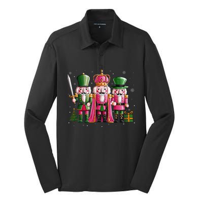 Nutcracker Squad Christmas Silk Touch Performance Long Sleeve Polo