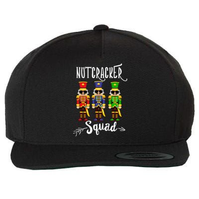 Nutcracker Squad Christmas Nutcracker Xmas Wool Snapback Cap