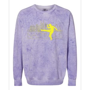 Nashville Soccer City Skyline Colorblast Crewneck Sweatshirt