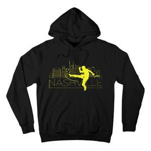 Nashville Soccer City Skyline Tall Hoodie