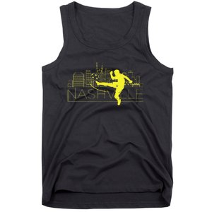 Nashville Soccer City Skyline Tank Top