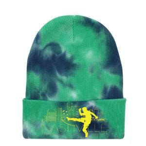 Nashville Soccer City Skyline Tie Dye 12in Knit Beanie