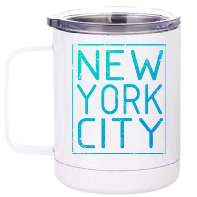 Newyork Souvenir Cool Gift New York City Cool Gift Nyc Souvenir 12 oz Stainless Steel Tumbler Cup