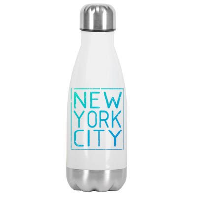 Newyork Souvenir Cool Gift New York City Cool Gift Nyc Souvenir Stainless Steel Insulated Water Bottle