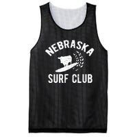 Nebraska Surf Club Funny Nebraska Mesh Reversible Basketball Jersey Tank