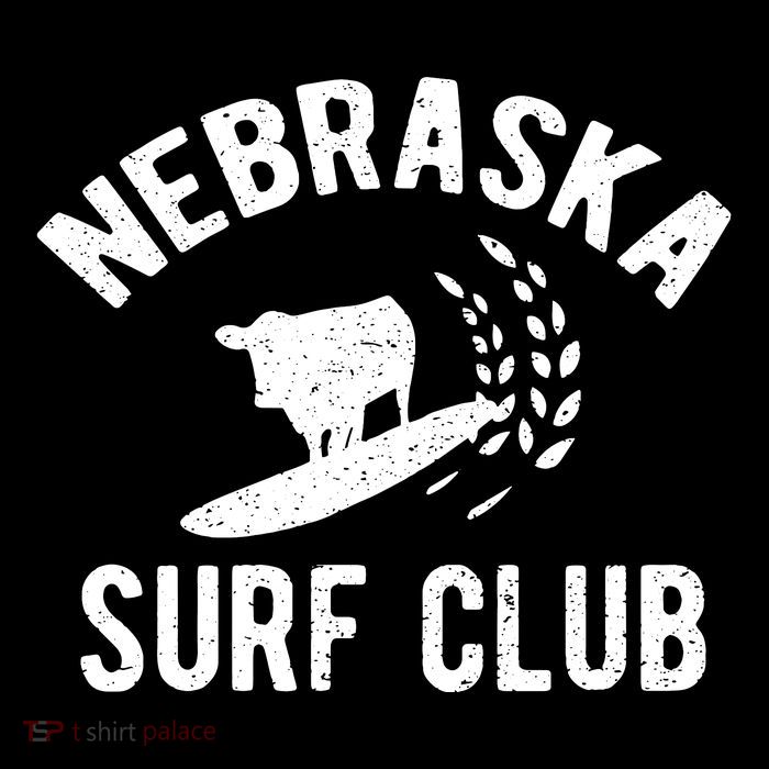 Nebraska Surf Club Funny Nebraska Premium T-Shirt