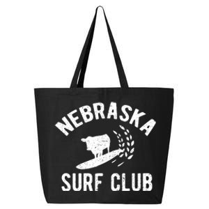 Nebraska Surf Club Funny Nebraska 25L Jumbo Tote