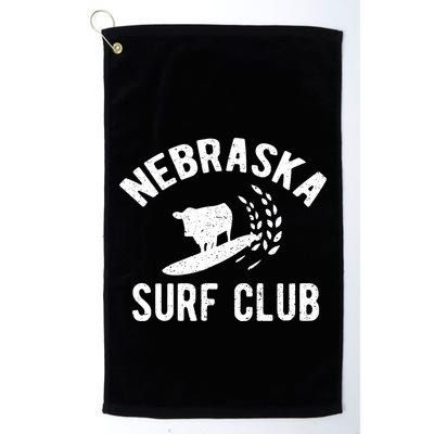 Nebraska Surf Club Funny Nebraska Golf Towel