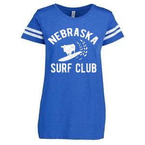 Nebraska Surf Club Funny Nebraska Enza Ladies Jersey Football T-Shirt