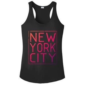 Newyork Souvenir Cool Gift New York City Cool Gift Nyc Souvenir Ladies PosiCharge Competitor Racerback Tank