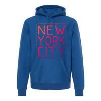 Newyork Souvenir Cool Gift New York City Cool Gift Nyc Souvenir Premium Hoodie