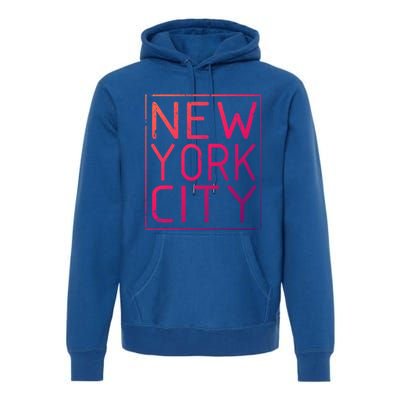 Newyork Souvenir Cool Gift New York City Cool Gift Nyc Souvenir Premium Hoodie