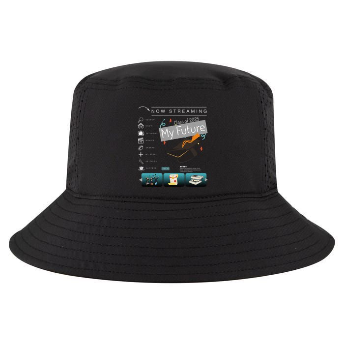 Now Streaming Class Of 2025 Graduation High School Graduate .Png Cool Comfort Performance Bucket Hat