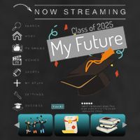 Now Streaming Class Of 2025 Graduation High School Graduate .Png Cool Comfort Performance Bucket Hat
