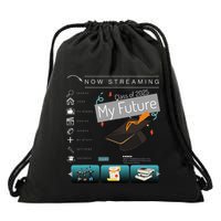 Now Streaming Class Of 2025 Graduation High School Graduate .Png Drawstring Bag