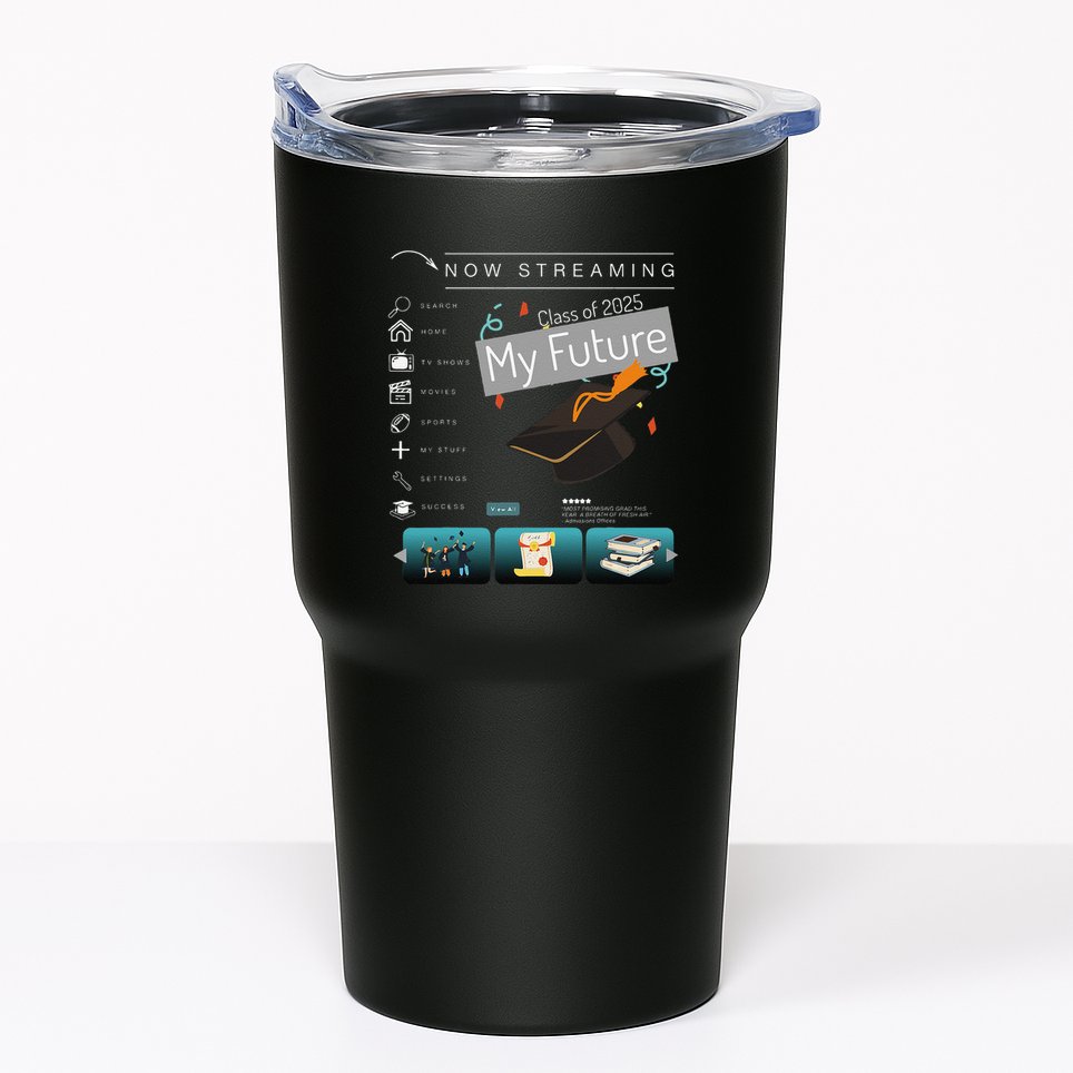 Now Streaming Class Of 2025 Graduation High School Graduate .Png Tumbler