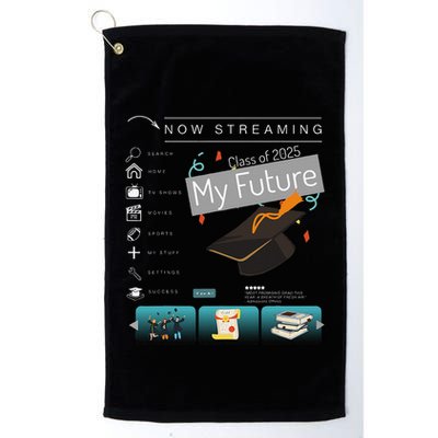 Now Streaming Class Of 2025 Graduation High School Graduate .Png Golf Towel