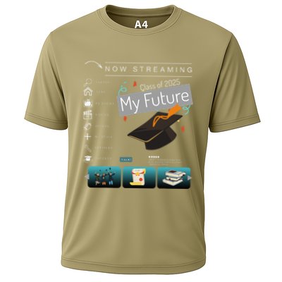 Now Streaming Class Of 2025 Graduation High School Graduate .Png Performance Shirt