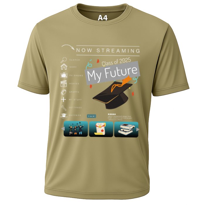 Now Streaming Class Of 2025 Graduation High School Graduate .Png Cooling Performance Crew T-Shirt