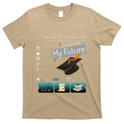Now Streaming Class Of 2025 Graduation High School Graduate .Png T-Shirt