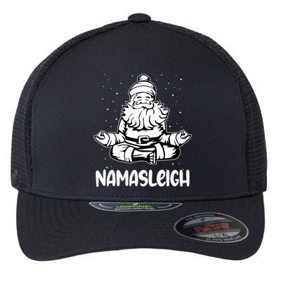 Namasleigh Santa Claus Namaste Yoga Cool Gift Flexfit Unipanel Trucker Cap